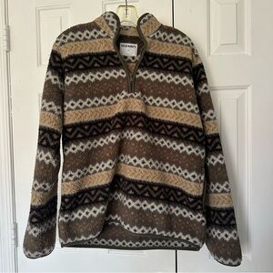 Old navy Sherpa quarter zip